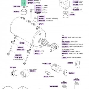 سوپاپ اطمینان یونیورسال مناسب اکثر دستگاه ها 1/8 بار رزوه 3/8 اینچ