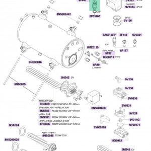 سوپاپ اطمینان یونیورسال مناسب اکثر دستگاه ها 1/8 بار رزوه 3/8 اینچ