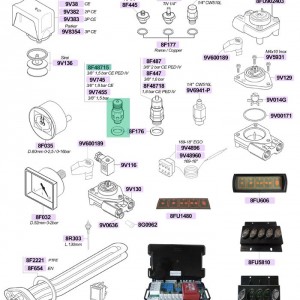 سوپاپ اطمینان یونیورسال مناسب اکثر دستگاه ها 1/8 بار رزوه 3/8 اینچ