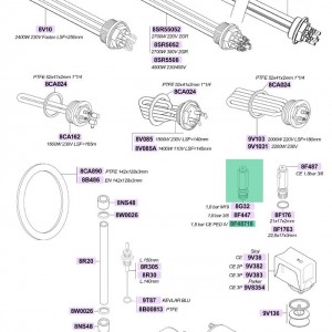سوپاپ اطمینان یونیورسال مناسب اکثر دستگاه ها 1/8 بار رزوه 3/8 اینچ