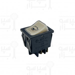 کلید بیپولار سیمونلی آپیا لایف ۲و۳گروپ ۱۶ آمپر با لوگو رنگ آبی اورجینال