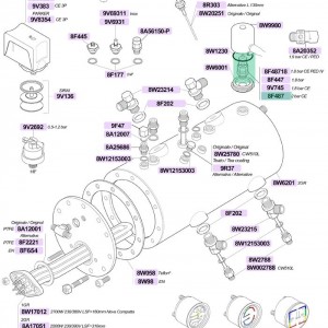 سوپاپ اطمینان یونیورسال مناسب اکثر دستگاه ها (مثل جیمبالی) 2 بار رزوه 3/8 اینچ