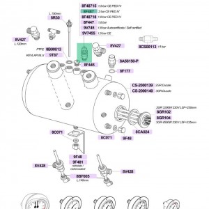 سوپاپ اطمینان یونیورسال مناسب اکثر دستگاه ها (مثل جیمبالی) 2 بار رزوه 3/8 اینچ