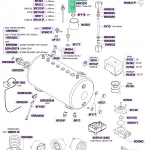 سوپاپ اطمینان یونیورسال مناسب اکثر دستگاه ها (مثل جیمبالی) 2 بار رزوه 3/8 اینچ