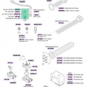 سوپاپ اطمینان یونیورسال مناسب اکثر دستگاه ها (مثل جیمبالی) 2 بار رزوه 3/8 اینچ
