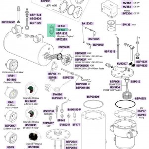 سوپاپ اطمینان یونیورسال مناسب اکثر دستگاه ها (مثل جیمبالی) 2 بار رزوه 3/8 اینچ