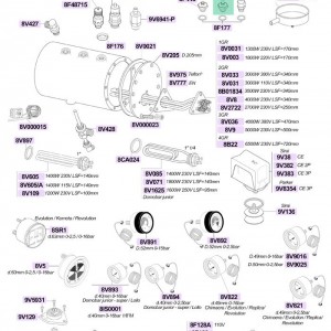 سوپاپ خلا گیر / هواگیر / مینیمم یونیورسال مناسب اکثر دستگاه ها رزوه یک چهارم ۱/۴ اینچ ارتفاع 29 میلیمتر