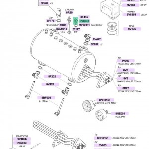 سوپاپ خلا گیر / هواگیر / مینیمم یونیورسال مناسب اکثر دستگاه ها رزوه یک چهارم ۱/۴ اینچ ارتفاع 29 میلیمتر