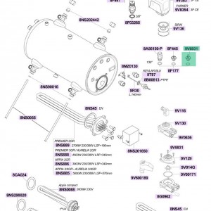 سوپاپ خلا گیر / هواگیر / مینیمم یونیورسال مناسب اکثر دستگاه ها رزوه یک چهارم ۱/۴ اینچ ارتفاع 29 میلیمتر