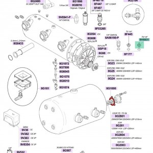 سوپاپ خلا گیر / هواگیر / مینیمم یونیورسال مناسب اکثر دستگاه ها رزوه یک چهارم ۱/۴ اینچ ارتفاع 29 میلیمتر