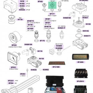 سوپاپ خلا گیر / هواگیر / مینیمم یونیورسال مناسب اکثر دستگاه ها رزوه یک چهارم ۱/۴ اینچ ارتفاع 29 میلیمتر