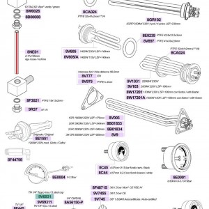 سوپاپ خلا گیر / هواگیر / مینیمم یونیورسال مناسب اکثر دستگاه ها رزوه یک چهارم ۱/۴ اینچ ارتفاع 29 میلیمتر
