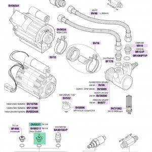 سوپاپ خلا گیر / هواگیر / مینیمم یونیورسال مناسب اکثر دستگاه ها رزوه یک چهارم ۱/۴ اینچ ارتفاع 29 میلیمتر