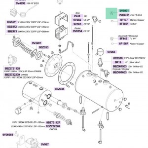 سوپاپ خلا گیر / هواگیر / مینیمم یونیورسال مناسب اکثر دستگاه ها رزوه یک چهارم ۱/۴ اینچ ارتفاع 29 میلیمتر