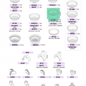 بسکت  پرتا فیلتر 3 کاپ (تریپل) آستوریا/ فائما/وی بی ام/ بتزرا/وگا/بی اف سی / بیزرا سایز 58 ظرفیت 21 گرمی ارتفاع 28 میلیمتر