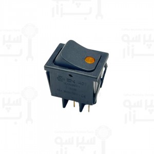 دکمه بیپولار فشاری روشن و خاموش با نور نارنجی رنچیلیو