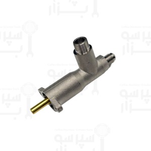 شیر کامل بخار جیمبالی ام۳۹ / ام100 / ام24 / ام29 / ام21 / ام22 /  و آب جوش ام27 با زاویه اتصال ۹۰ درجه ورودی 1/4 اینچ و خروجی بخار 3/8 اینچ