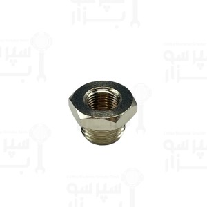 تبدیل روپیچ توپیچ نیکل ورودی 1/8 اینچ مادگی و خروجی 1/4 اینچ نری