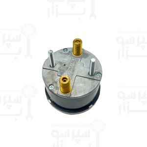 منومتر گیج دوعقربه فیورنزاتو مدل مورانو 0-18 بار فشار آب 0-3 بار فشار بخار قطر بدنه 60 میلیمتر، قطر قاب بیرونی 65 میلیمتر رزوه 1/8 اینچ