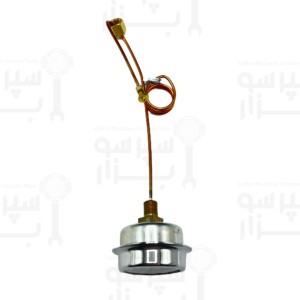 منومتر / مانومتر تک عقربه مشکی رنگ نمایشگر فشار بخار بویلر مناسب ایزومک / وی بی ام / دالاکورته ۰-2.5 بار رزوه 1/8 اینچ قطر بدنه 41 میلیمتر و قطر فریم بیرونی 50 میلیمتر