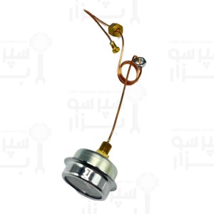 منومتر / مانومتر تک عقربه مشکی رنگ نمایشگر فشار آب پمپ مناسب ایزومک / وی بی ام / دالاکورته  ۰-۱۶ باررزوه 1/8 اینچ قطر بدنه 41 میلیمتر و قطر فریم بیرونی 50 میلیمتر