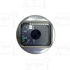 منومتر / مانومتر تک عقربه پمپ فائما نشانگر فشار آب پمپ ۰ تا ۱۵ بار قطر بدنه 63 میلیمتر قطر فریم بیرونی 70 میلیمتر رزوه 1/8 نری