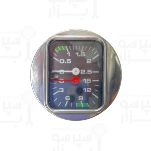 منومتر بویلر دو عقربه برازیلیا پورتوفینو قطر بدنه 63 میلیمتر قطر فریم بیرونی 70 میلیمتر رزوه 1/8 نری فشار آب پمپ 0 الی 15 بار فشار بخار بویلر 0-2.5 بار (به رزوه پشت دقت شود)