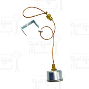 منومتر تک عقربه گاجا / گاگیا ( تی اس / اف دی 2000 / اف ای 2000 ) نمایشگر فشار بخار بویلر 0 الی 3 بار رزوه 1/8 اینچ قطر بدنه 41 میلیمتر قطر فریم بیرونی 44 میلیمتر همراه با لوله اتصال مسی