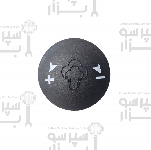 درب پوش پلاک مشکی دارای علامت مثبت منفی دستگیره شیر بخار سنرمو / اکسپوبار / چیم / رویال / ساب و غیره