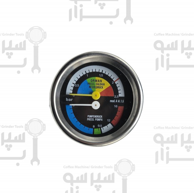 منومتر / مانومتر بویلر دو عقربه فائما ۲٫۵-۰ بار ۱۶-۰ بار وگا و کاریمالی