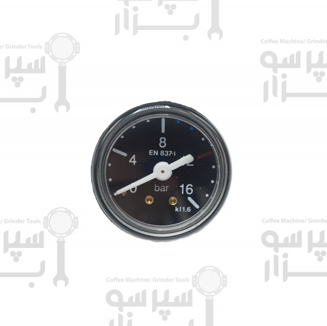 منومتر / مانومتر پمپ جیمبالی از ۰ تا ۱۶ بار فشار