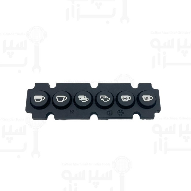 کاور لاستیکی کیپد شش دکمه بدون بُرد اورجینال تاچ پنل بیزرا / کنتی /  سنرمو / فوتورا  و غیره