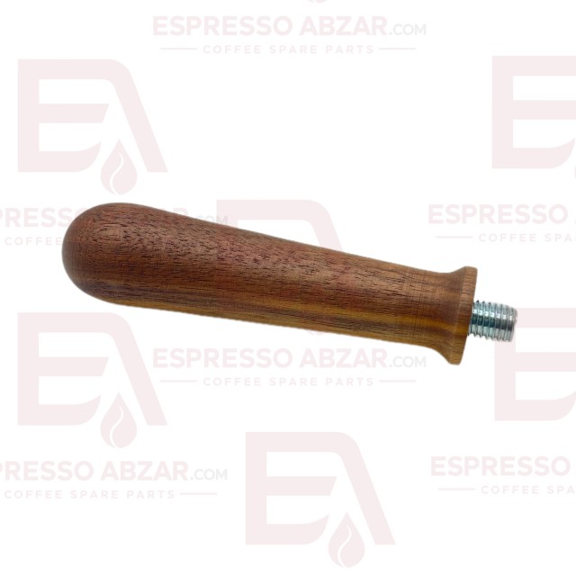 دستگیره چوبی حرفه ای پرتافیلتر رزوه ام12 طراحی ارگونومیک جنس چوب گردو با کیفیت بسیار بالا ( لطفا در آب فرو نکنید )