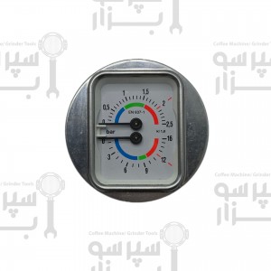 منومتر / مانومتر 2 عقربه دستگاه های برازیلیا / جیمبالی ام27 اولد /  فائما ای98 اولد نشانگر  فشار بخار تا 2/5 بار فشار آب تا 16 بار
