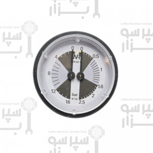 منومتر / مانومتر دوعقربه دستگاه های  جیمبالی ام۲۷  / ام24 و کاسادیو نشانگر  فشار بخار تا 2/5 بار فشار آب تا 16 بار قطربدنه ۶۰ میلیمتر