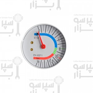 منومتر / مانومتر تک عقربه دستگاه  جیمبالی مدل های ام31 ام32 نشانگر فشار آب تا 16 بار  رزوه ۱/۸ قطر بدنه 57 میلیمتر  قطر قاب بیرونی 57 میلیمتر  بدون شیشه محافظ
