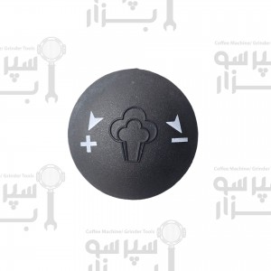 درب پوش پلاک مشکی دارای علامت مثبت منفی دستگیره شیر بخار سنرمو / اکسپوبار / چیم / رویال / ساب و غیره