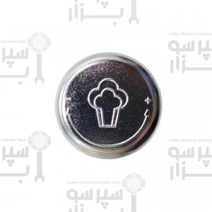 پلاک کروم علامت بخار دستگیره پاوونی / بی اف سی رویال / سنرمو/ فیاما