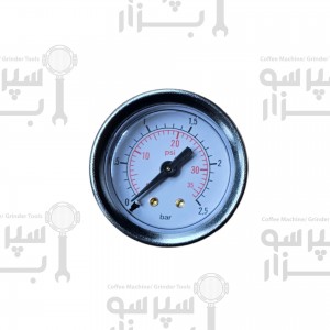 منومتر / مانومتر تک عقربه دستگاه های رنچیلیو  مدل اپوکا و کلاس۱۰  نشانگر فشار بخار تا 2.5  بار  رزوه ۱/۸ قطر بدنه 40 میلیمتر  قطر قاب بیرونی 44 میلیمتر