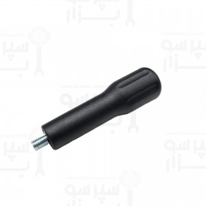 دستگیره پرتافیلتر رزوه ام۱۰ مشکی مات با پلاک براق یونیورسال