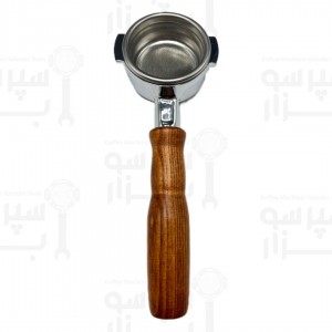 پرتافیلتر نیکد لا مارزوکو با لبه کوتاه با بسکت 21 گرمی و دسته چوب گردو