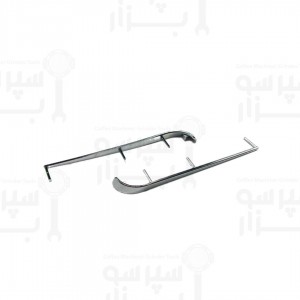 قاب زه کروم سمت راست ( از روبروی دستگاه) ردیف وسط لاسپازیاله اس۴۰ اورجینال