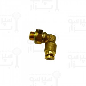 اتصال اورجینال فرم ال زاویه ۹۰ درجه بست بالای هدگروپ لاسپازیاله اس۴۰ رزوه۱/۸ قطر ۴ میلیمتر
