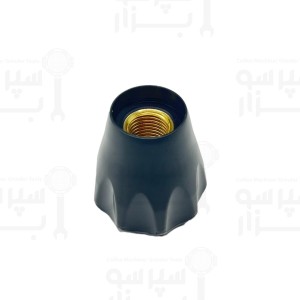 دستگیره بخار بی اف سی رویال مشکی براق بدون دربپوش رزوه ریز