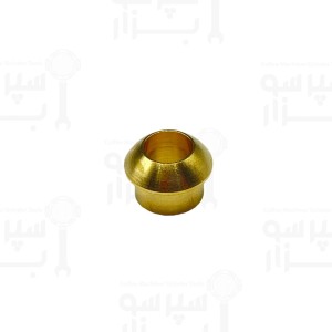 اتصال کونیک فیتینگ لوله مسی قطر 10 میلیمتر و قطر خارجی 14 میلیمتر مناسب برای قرارگیری در مهره 1/2 اینچ مادگی
