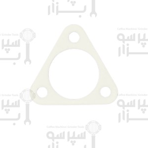 واشر نسوز مثلثی انتهای المنت PTFE سنرمو / وی بی ام / راکت / روکت / ساب - فاصله بین سوراخ ها 57/5 میلیمتر و قطر سوراخ ها 46 میلیمتر