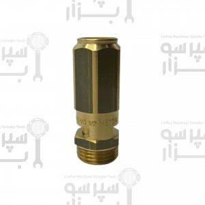 سوپاپ اطمینان 1/8 بار رزوه 1/2 اینچ  مناسب لاسپازیاله و رنچیلیو و اکثر دستگاه ها