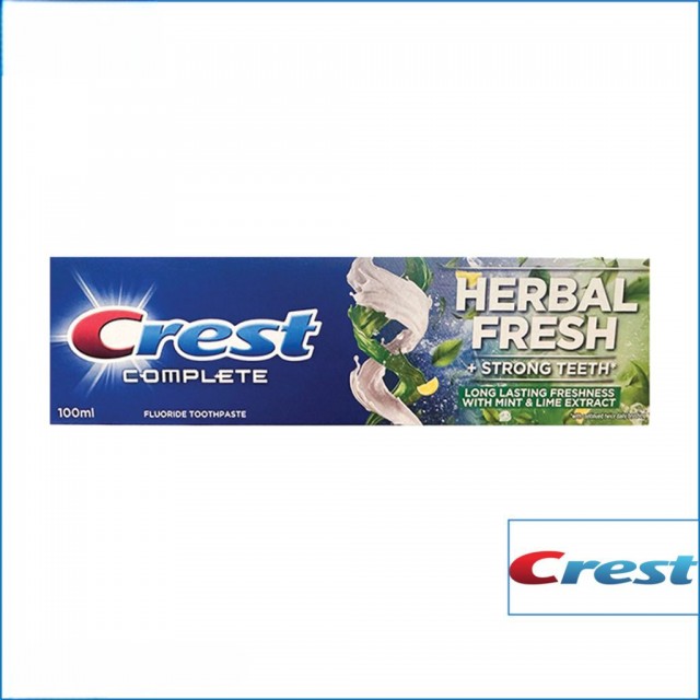 خمیر دندان کرست مدل Crest Complete HERBAL FRESH