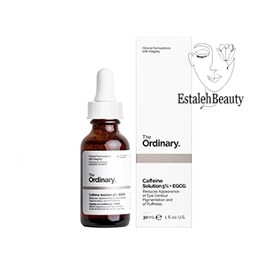 سرم کافئین ۵% دور چشم اوردینری روشن کننده و ضد تیرگی و پف دور چشم