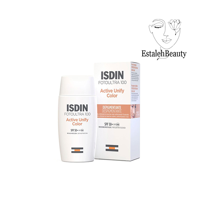 ضد آفتاب ضد لک رنگی ایزدین isdin active unify color